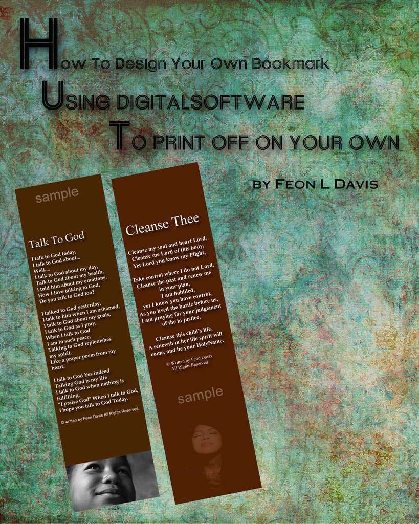 Tablo Read How To Design Your Own Bookmark USING DIGITAL Software To 